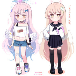 This is a pixiv picture whose title is ミカ+ナギサ.