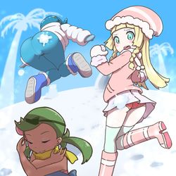 This is a pixiv picture whose title is 24−09 雪のアローラ.