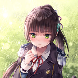 This is a pixiv picture whose title is 「照れてなどいない…っ」.