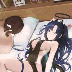 This is a pixiv picture whose title is 早瀬 ユウカ (童貞を殺す服).