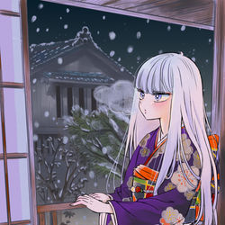 This is a pixiv picture whose title is 寒中お見舞い申し上げます.