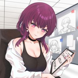 This is a pixiv picture whose title is Researcher Kafka.