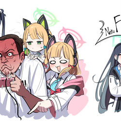This is a pixiv picture whose title is ゲーム開発部のクソゲーをするAVGN.