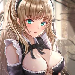 This is a pixiv picture whose title is エチエチメイドさん.