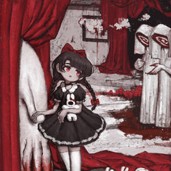 This is a pixiv picture whose title is 幽トぴ婀〜狭界〜.