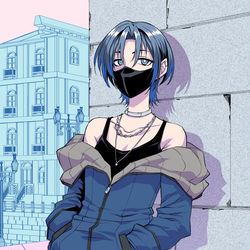 This is a pixiv picture whose title is 青くんとデート.