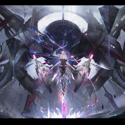 This is a pixiv picture whose title is 交错战线 Ares.