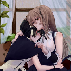 This is a pixiv picture whose title is まったり雨の日.