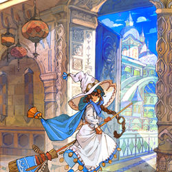 This is a pixiv picture whose title is まだ見ぬ世界へ.