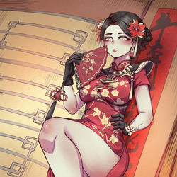 This is a pixiv picture whose title is 玛尔塔.