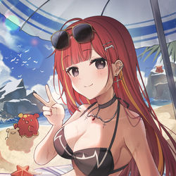 This is a pixiv picture whose title is akane rize.