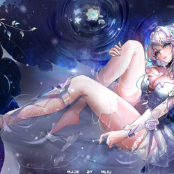 This is a pixiv picture whose title is 指挥官 我会一直陪着你.
