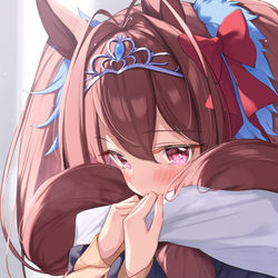 This is a pixiv picture whose title is 「……なによ」.