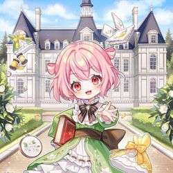 This is a pixiv picture whose title is 『転生アラサー女子の異世改活』.