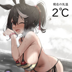 This is a pixiv picture whose title is 冬とか関係ないキタさん.