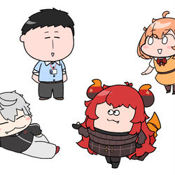 This is a pixiv picture whose title is やしろンち.