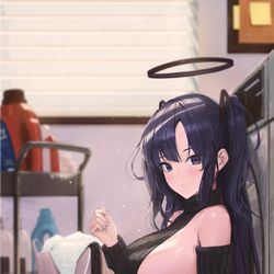 This is a pixiv picture whose title is 早瀬 ユウカ (童貞を殺す服)二番目.