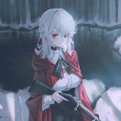 This is a pixiv picture whose title is redhood.