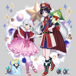 This is a pixiv picture whose title is 放浪者とナヒーダ詰め 10.