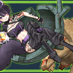 This is a pixiv picture whose title is skebご依頼絵！.