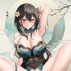 This is a pixiv picture whose title is 阮梅 正常版.