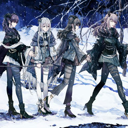 This is a pixiv picture whose title is 25時.