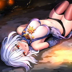 This is a pixiv picture whose title is 捕らわれソラスちゃん.