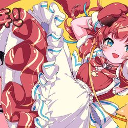 This is a pixiv picture whose title is 赤見かるびちゃん３周年.