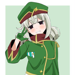 This is a pixiv picture whose title is レオパルトこと阿良河キウィちゃん.
