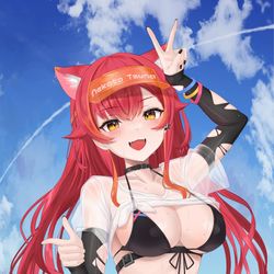 This is a pixiv picture whose title is 等身大ねこたつ.