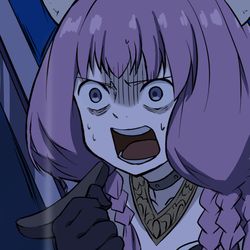 This is a pixiv picture whose title is 愛らしい魔族の負け犬.