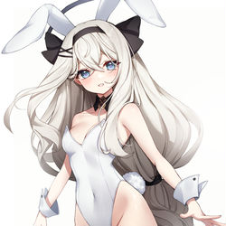 This is a pixiv picture whose title is バニーメフィ.