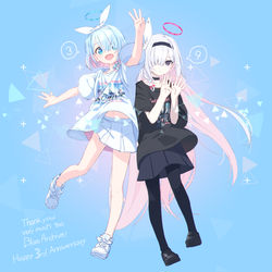 This is a pixiv picture whose title is ブルアカふぇす！.