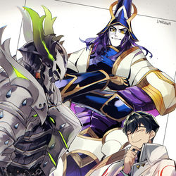 This is a pixiv picture whose title is 今川陣営2.