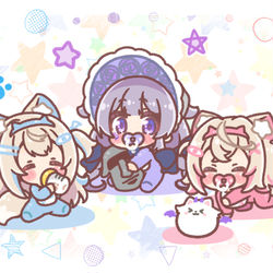 This is a pixiv picture whose title is Advent Babys💜.