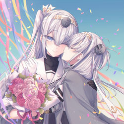 This is a pixiv picture whose title is 親愛なるあなたに祝福のくちづけを.