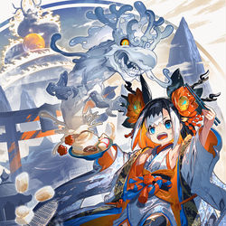 This is a pixiv picture whose title is お餅は危ない.