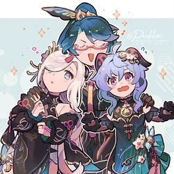 This is a pixiv picture whose title is 妾の自慢の娘たちだ.