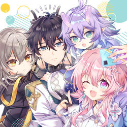 This is a pixiv picture whose title is 列車組＆白露.
