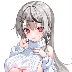This is a pixiv picture whose title is 例のセーターさかまた.