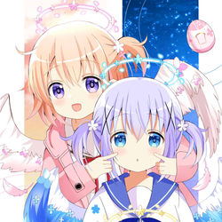 This is a pixiv picture whose title is 天使.