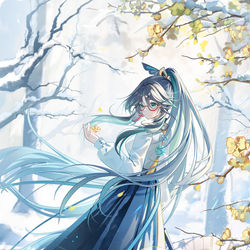 This is a pixiv picture whose title is 闲云.