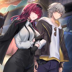 This is a pixiv picture whose title is Stellarons on a date.