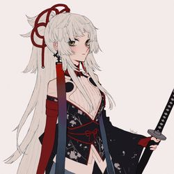 This is a pixiv picture whose title is FGO由井正雪 第三再臨.