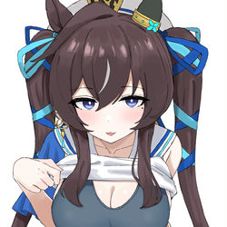 This is a pixiv picture whose title is 勝負服の妄想.
