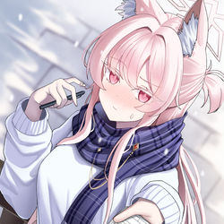 This is a pixiv picture whose title is 婚姻届？.
