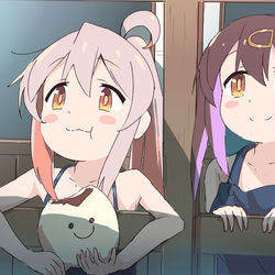This is a pixiv picture whose title is みはりと真尋の神隠し.
