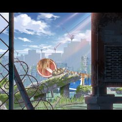 This is a pixiv picture whose title is 日光浴！！.