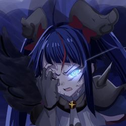 This is a pixiv picture whose title is 闇堕ちスカイ.