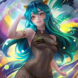 This is a pixiv picture whose title is ラム / Lum.